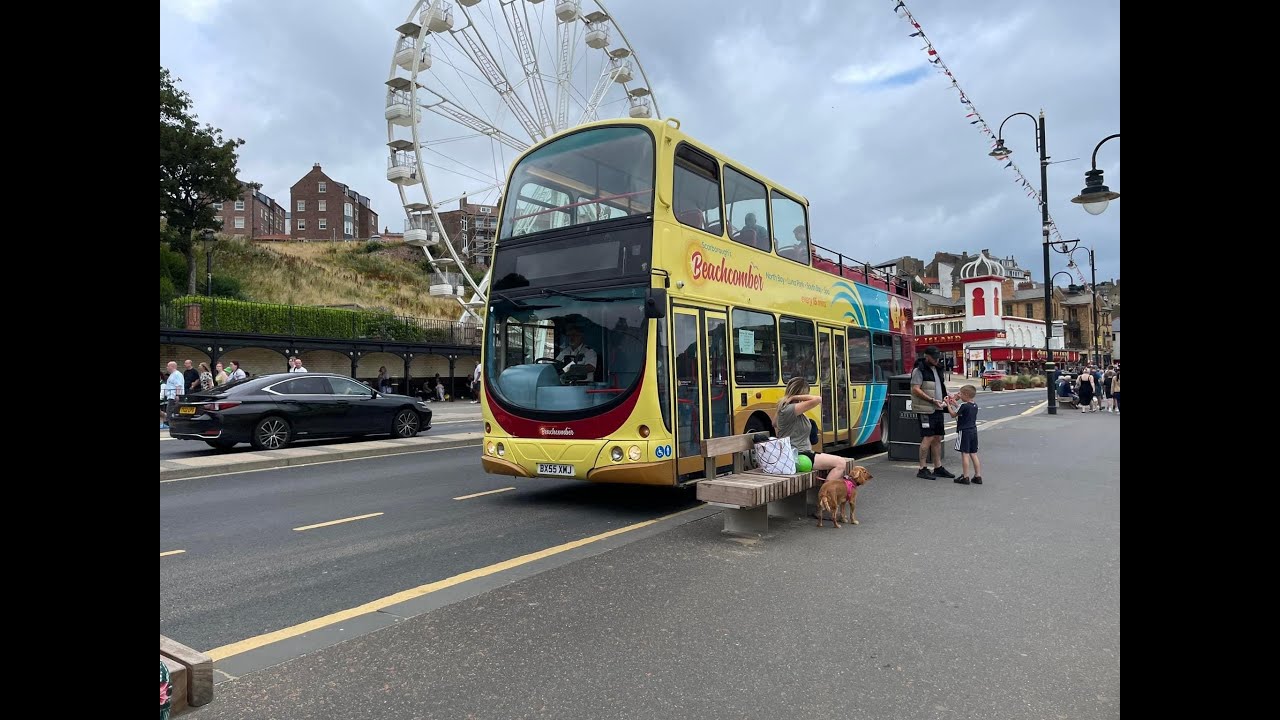 Scarborough Seafront 109 Bus - South Bay to Sea Life Centre (Full Route)