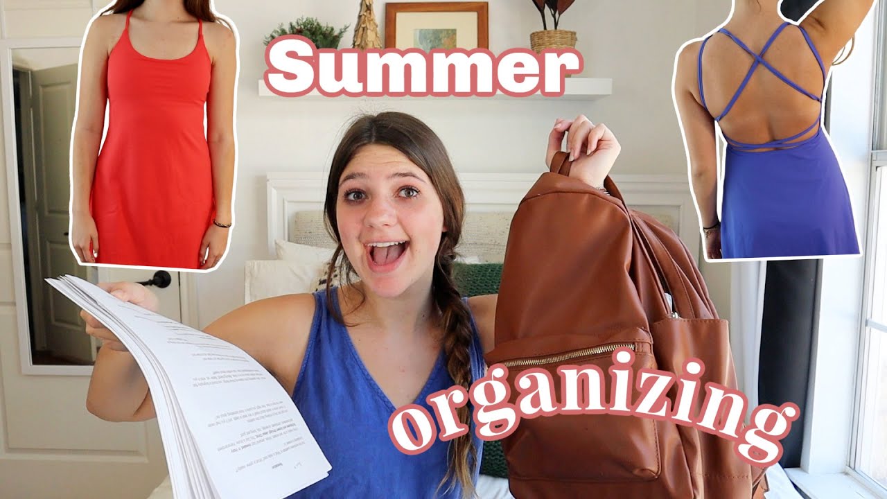 Shopping online and organizing for Summer!