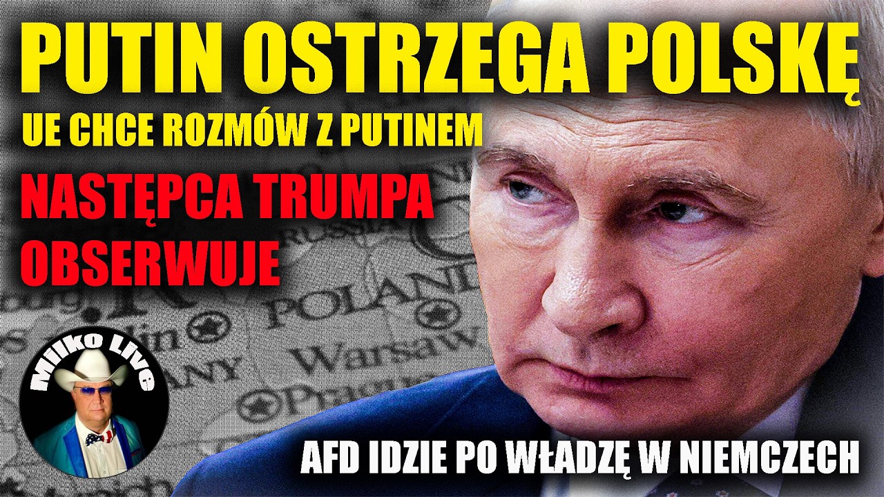 Następca Trumpa czeka. Rosja ostrzega Polskę. Europa i rozmowy z Rosją Niemiecka AFD idzie po władzę