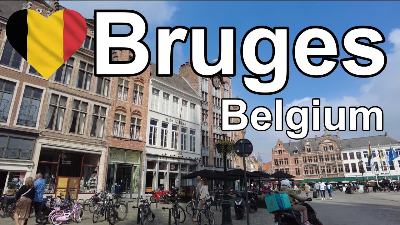 Bruges, Belgium Walking Tour (with Subtitles) - July 2021