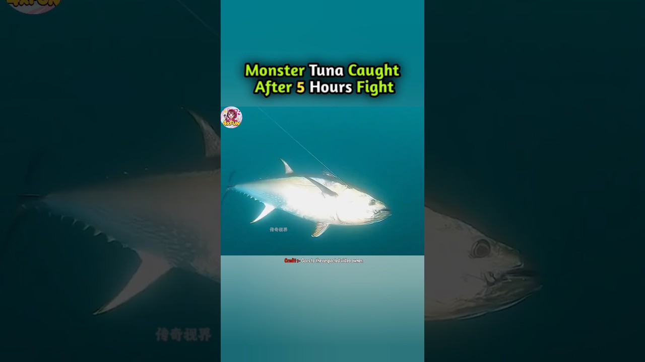 Monster Tuna Fish Catch 🤯 #shorts #viralvideo #tunafish