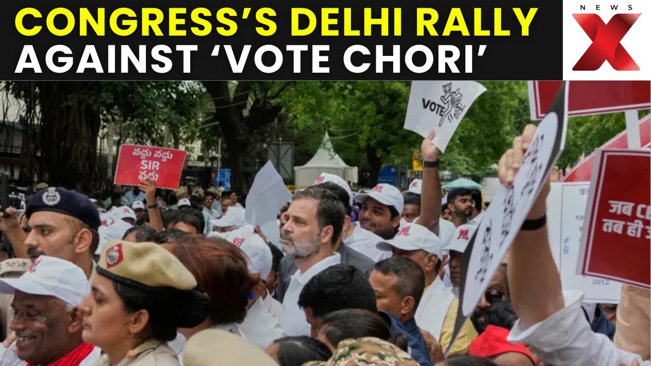 Delhi Congress Rally LIVE: Congress Plans Mega Rally in Delhi Against &lsquo;Vote Chori&rsquo; | Mega Rally LIVE