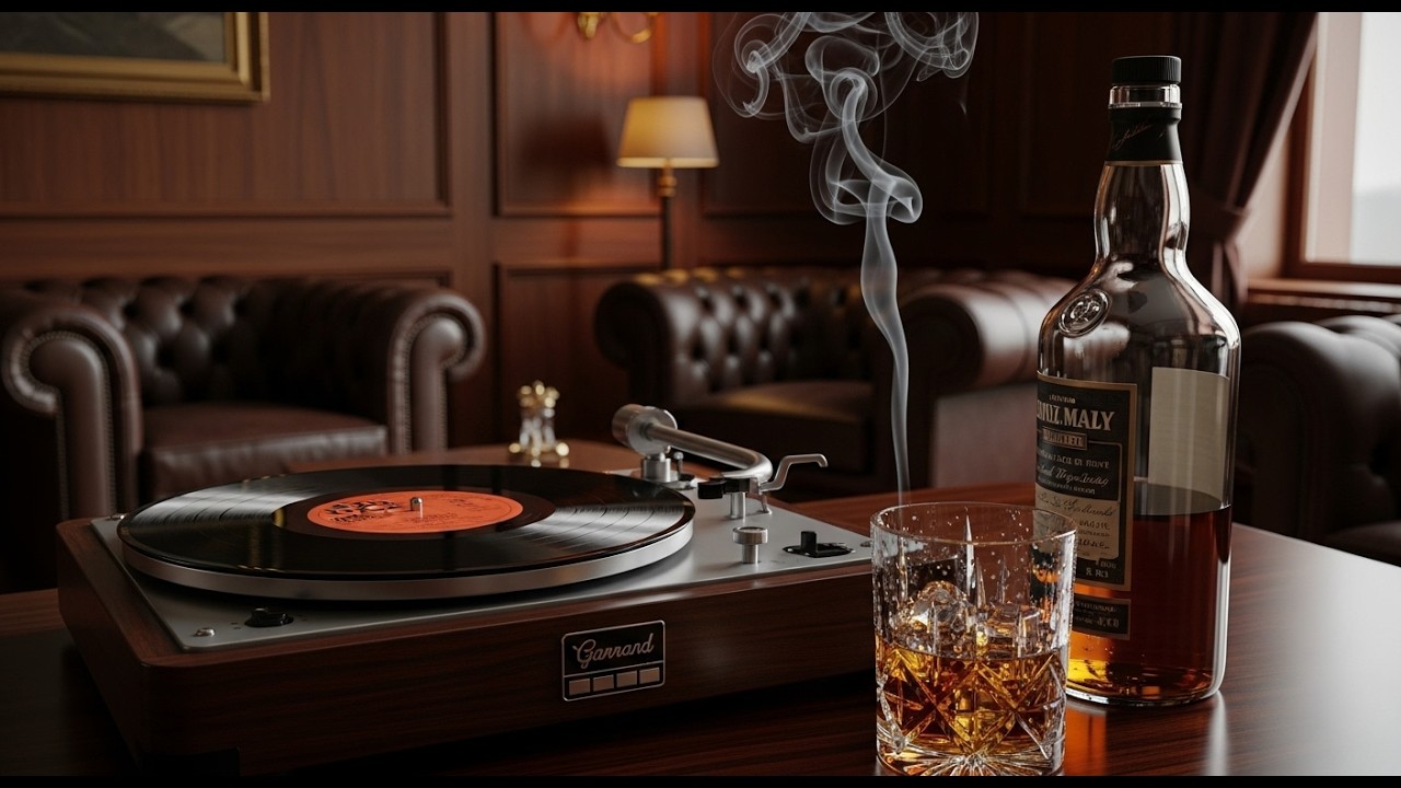 Whiskey Blues & Rain Sounds | Calm Night Blues