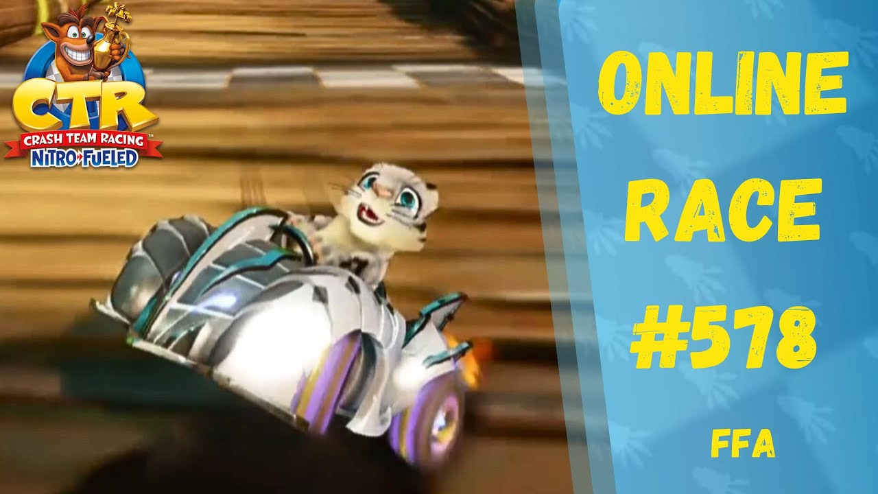 Online Race #578 | Get Shining with White Pura in FFA NMG Lobby | CTR Nitro Fueled (PS4)