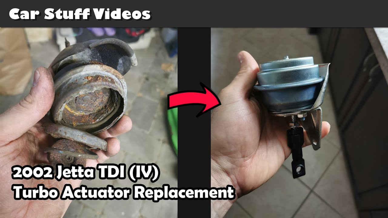 Wolkswagen 2002 Jetta/Golf TDi ALH MK4 Broken Turbo Actuator replacement DIY