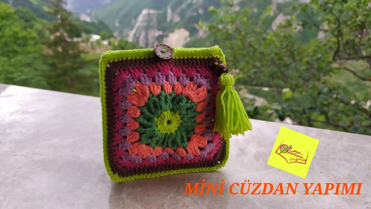 Mini Motif Cüzdan Yapımı* Bozuk Para Cüzdanı*