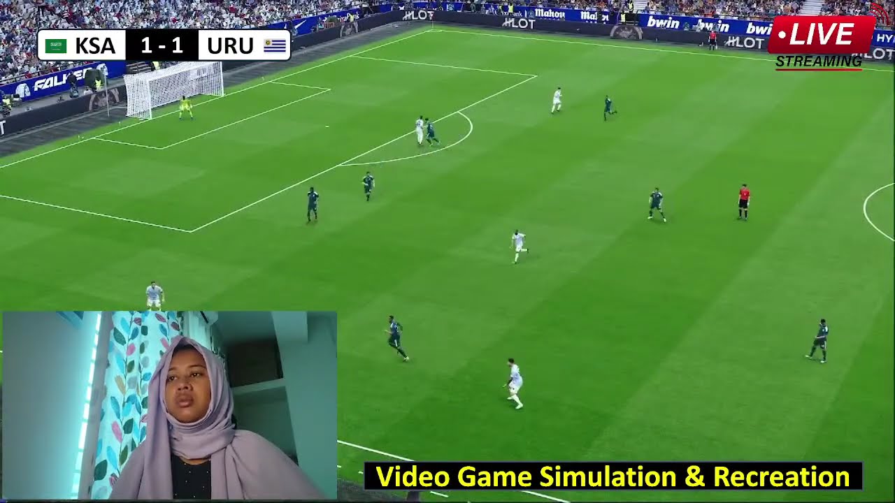 🔴Saudi Arabia vs Uruguay Live I World Cup 2026 Full Match Streaminng I Video Game Simulation