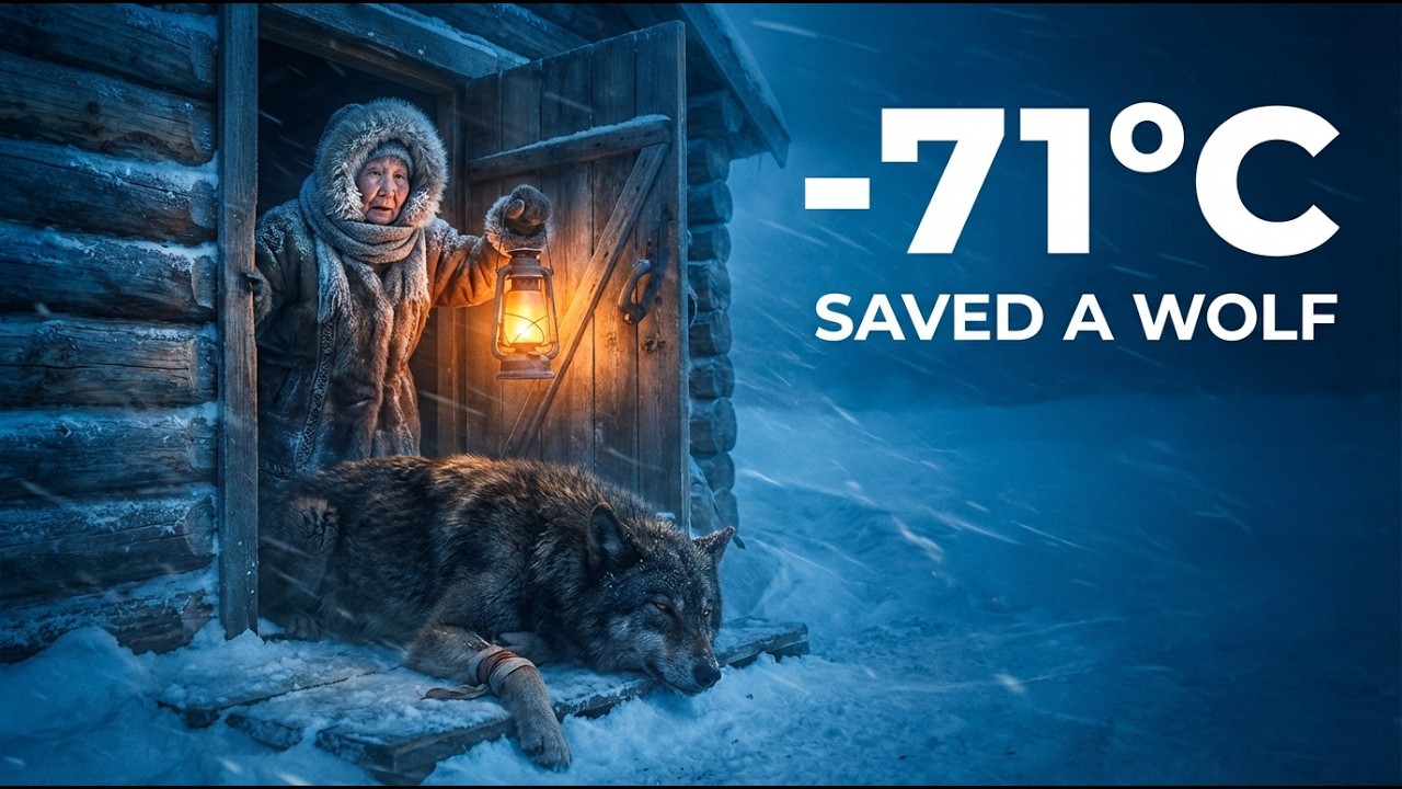Surviving –71°C: The Day a 90-Year-Old Saved an Injured Wolf in the Storm