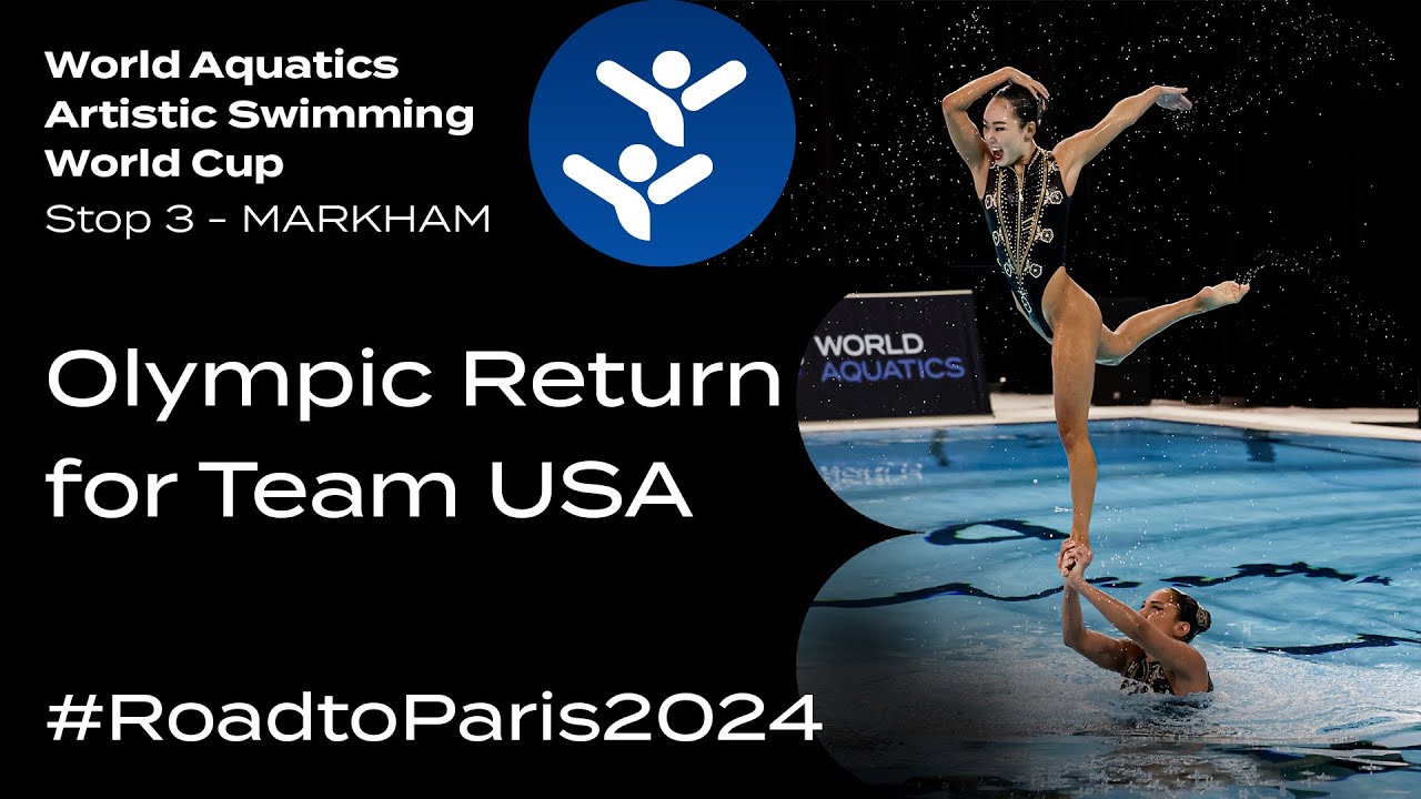 USA 🇺🇸 Makes a Splash: Olympic Artistic Swimming Team Event Returns!