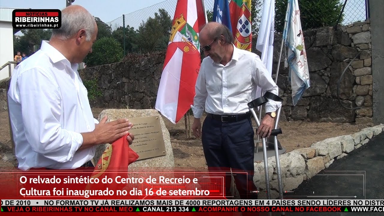 O Centro de Recreio e Cultura de Rocas do Vouga inaugurou o relvado sintético