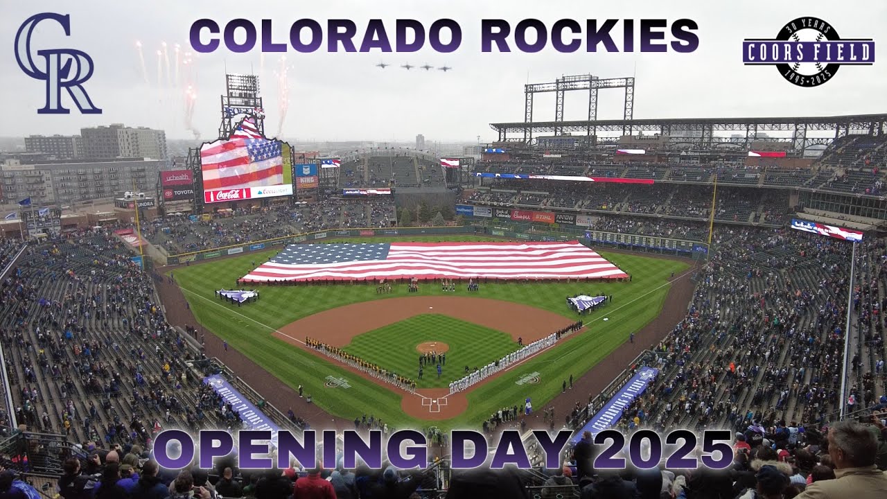 COLORADO ROCKIES OPENING DAY 2025 + COORS FIELD TOUR + PREGAME FESTIVITIES!