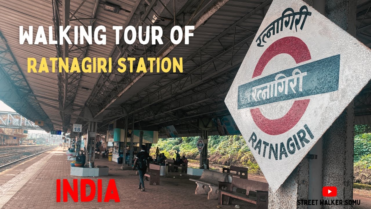 Ratnagiri Station Walking Tour | Maharashtra | Konkan Railway | India | 4K Video