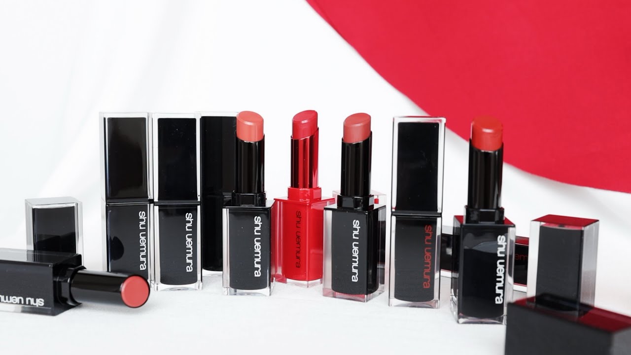 [SWATCH + REVIEW] SHU UEMURA LIPSTICK - 10 MÀU SON LÌ ĐẸP