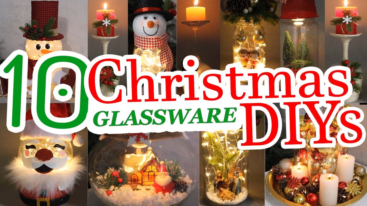 10 DIY Christmas Glassware ideas - Simple Designs You Can DIY 2024