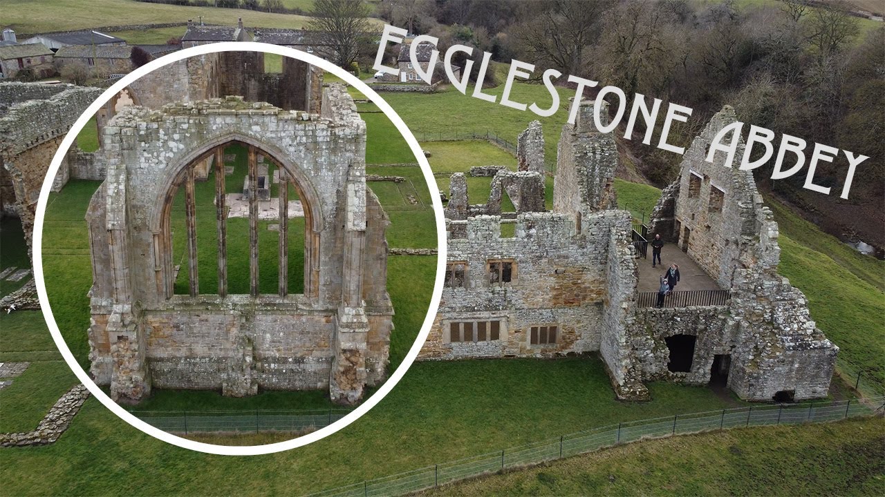Egglestone Abbey | englands history & 4k drone footage