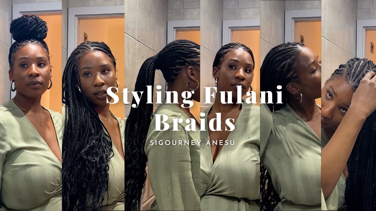 THE HAIR SERIES | STYLING THE VIRAL TIKTOK FLIP OVER GEOMETRIC, FULANI, BRAIDS | ELEGANTLLYSCULPTED