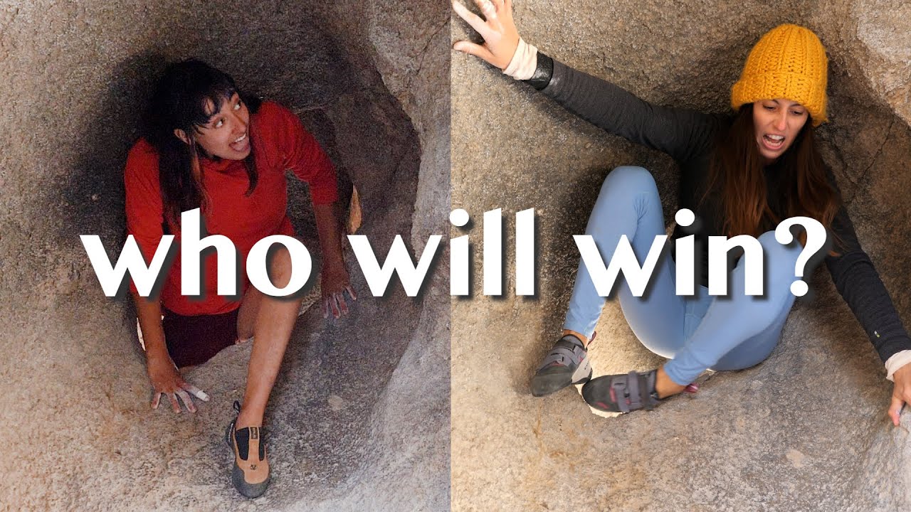 WE'RE BACK!!! 👯‍♀️ Anna vs Irena ⚡️ rock climbing BINGO 🧗🏽‍♀️ Bishop edition