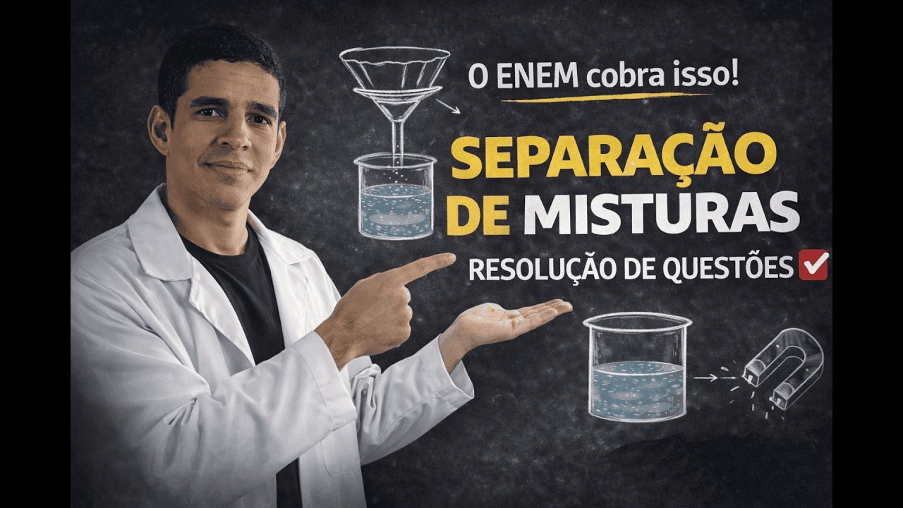 Aprenda Separação de Misturas RESOLVENDO QUESTÕES | ENEM 2026