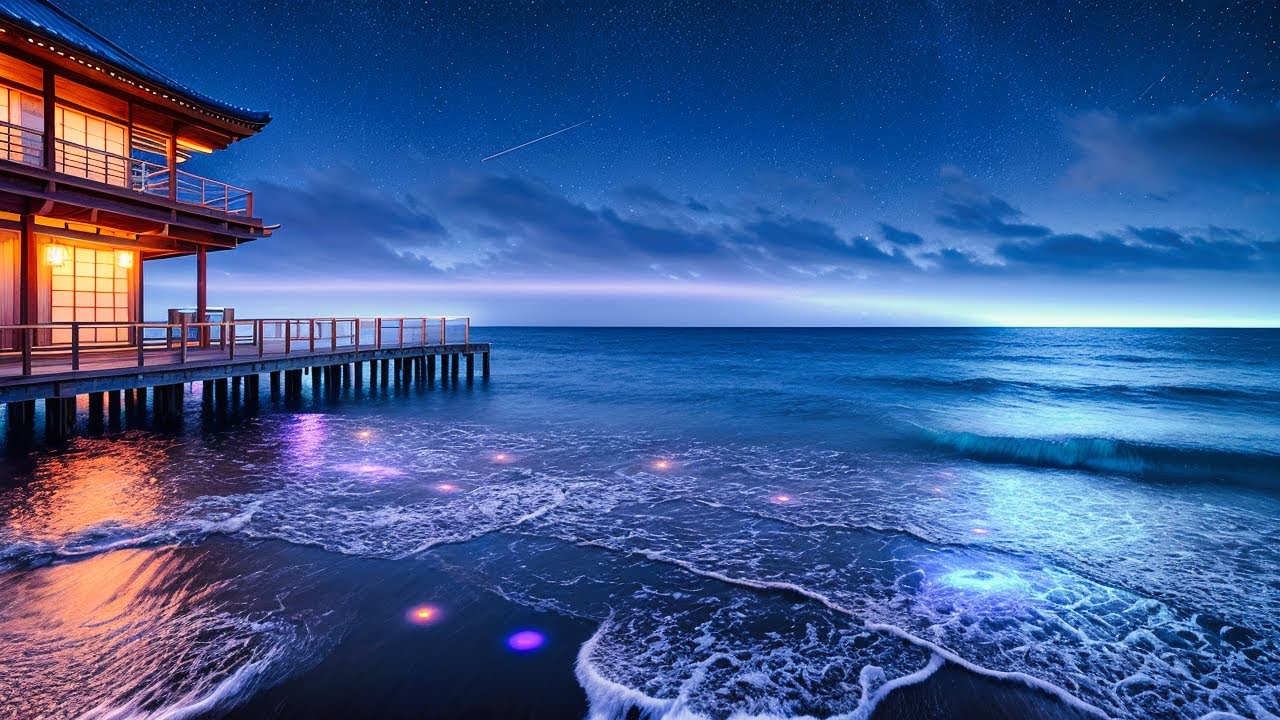 Lantern Waves – Calm Japanese Night Ambient