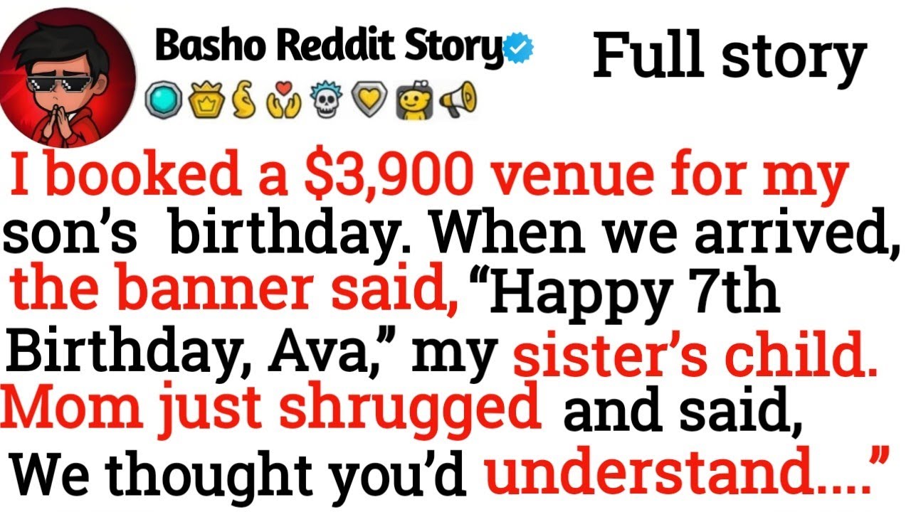 I booked a $3,900 venue for my son’s birthday. When we arrived, the banner said, “Happy 7th....