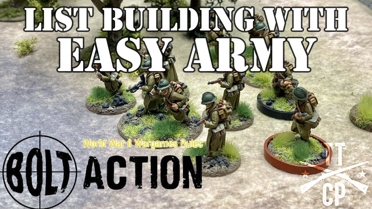 Tabletop CP: Bolt Action List Building With Easy Army