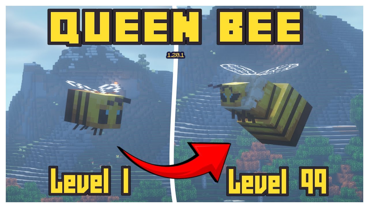 NEW QUEEN BEE in MINECARFT 1.20.1! (Queen Bee 1.20.1)