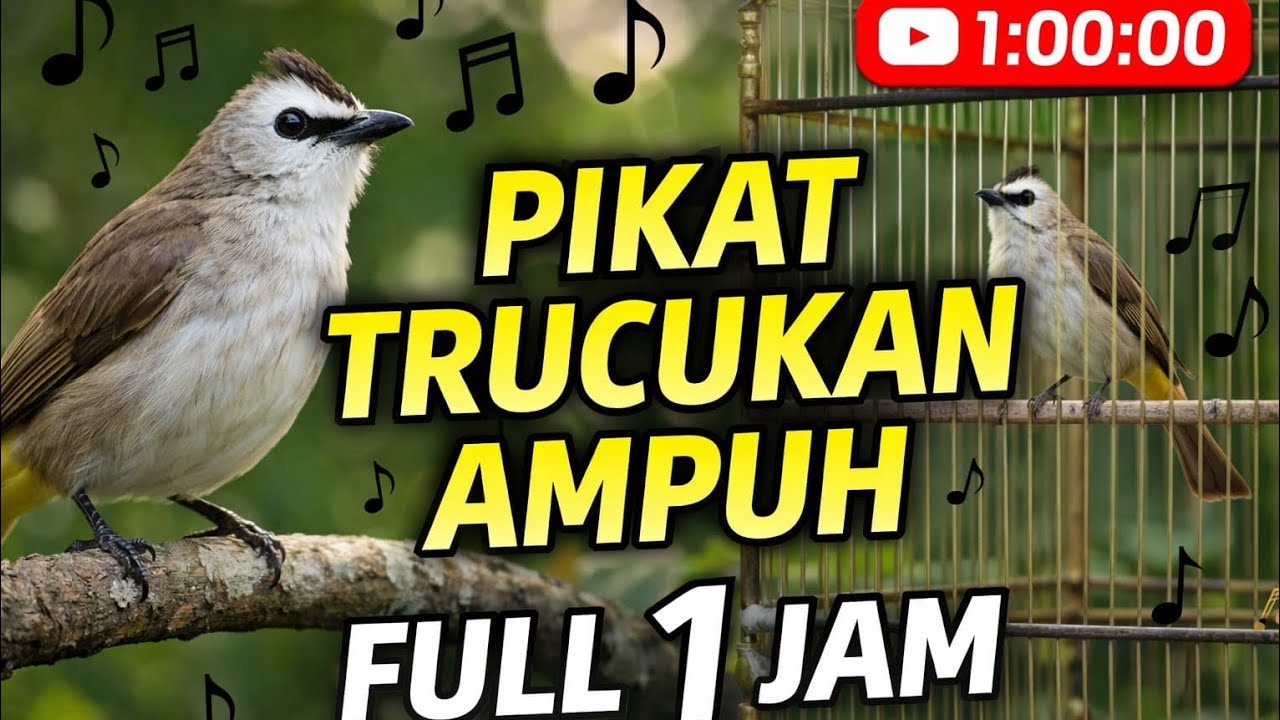 Suara pikat Burung Trucukan Gacor 100% Ampuh | Dijamin Langsung Nyaut dan datang. #pikatampuh