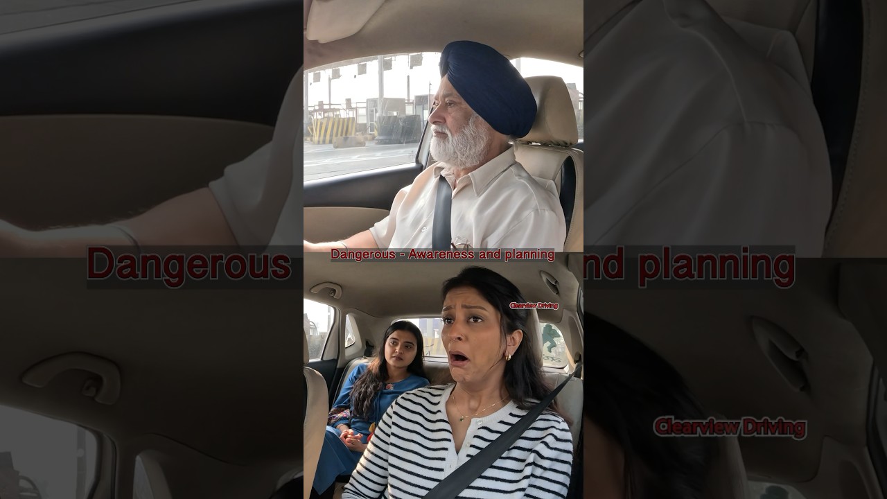 *DONT BE SCARED* Mr Dhaliwal 🫣 #driving #test #india #punjab #ops #learn #scary
