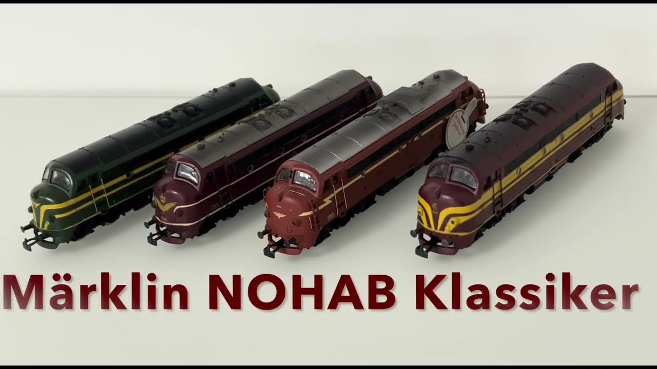 Märklin 3066, 3067, 3068, 3063 NOHAB Klassiker