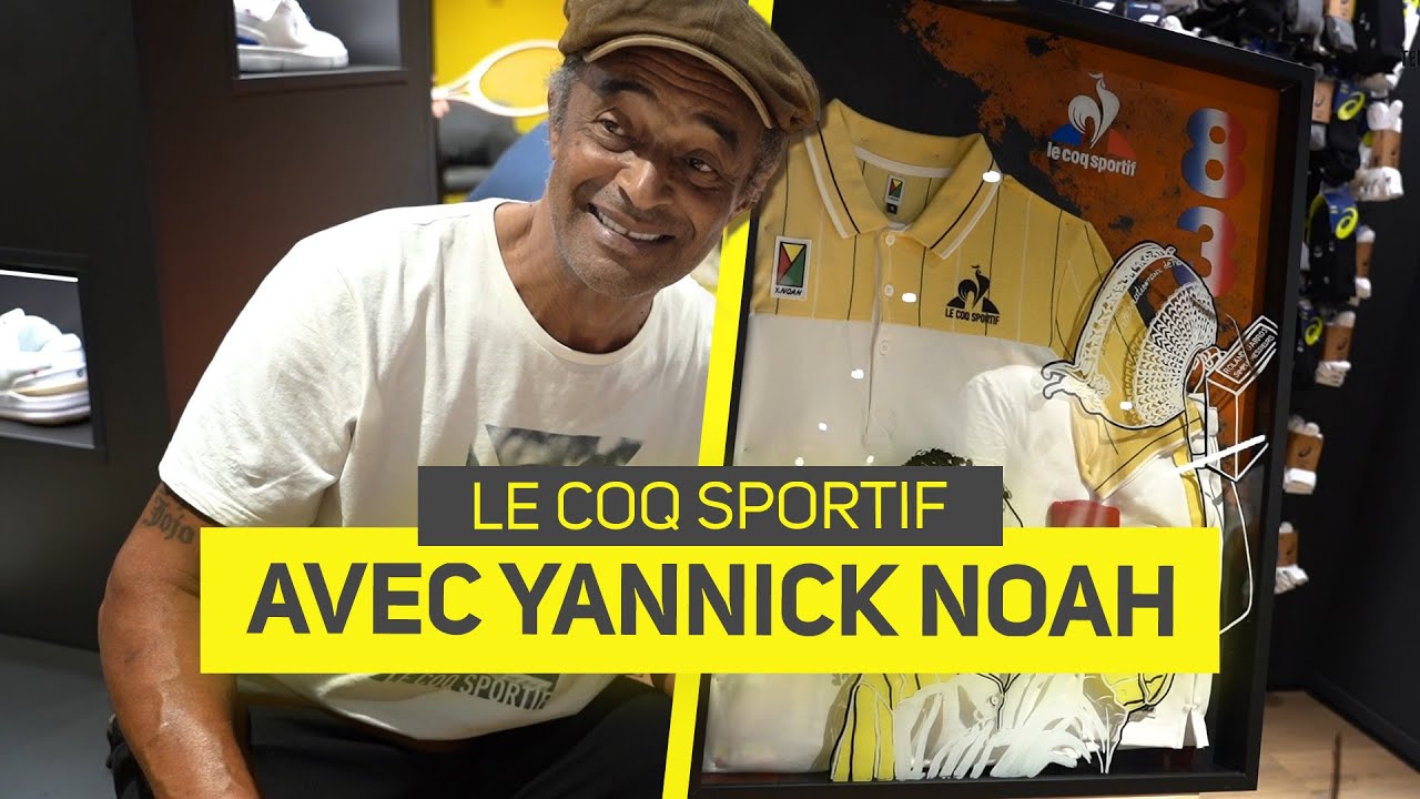 Yannick Noah x Le Coq Sportif chez Tennis-Point Paris