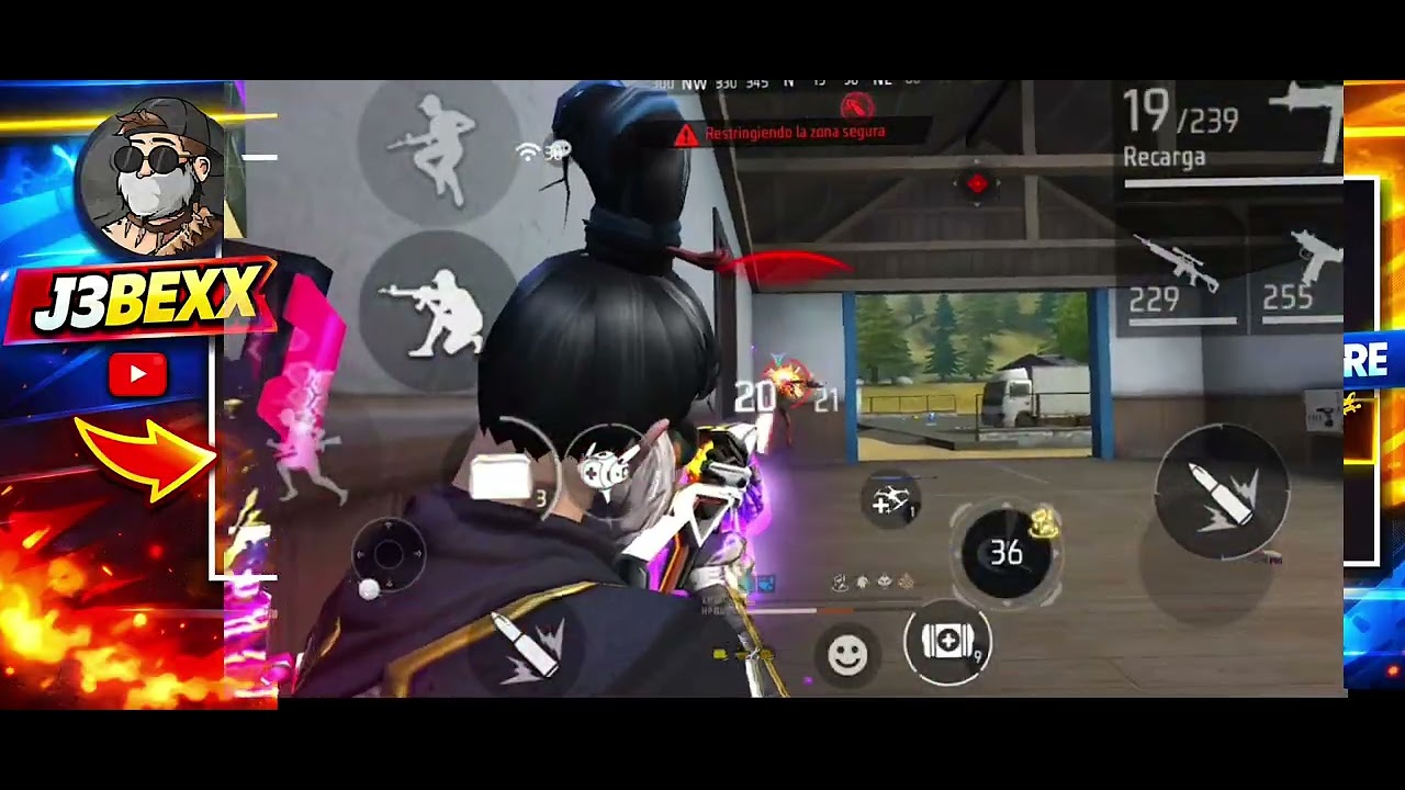 Jugando una partida después del reinicio de temporada en Free Fire 