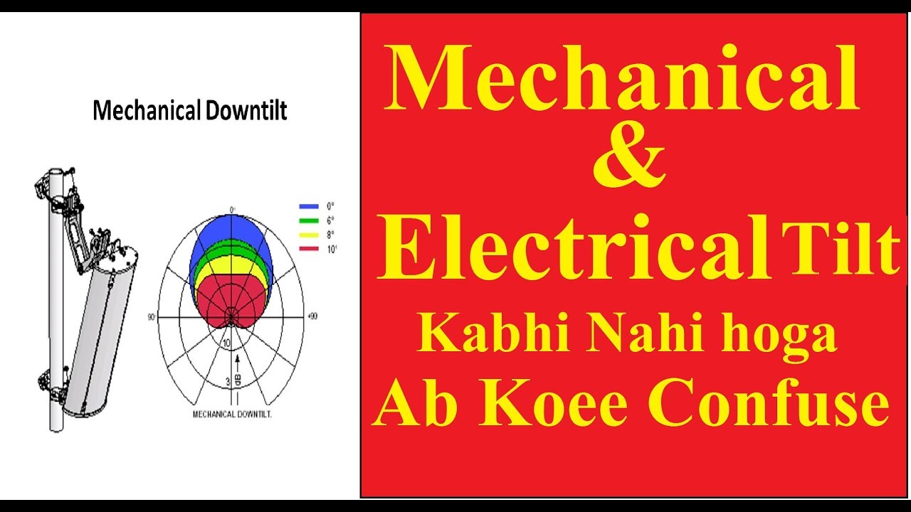 Electrical & Mechanical Tilt explanation of Telecom sector in hindi by Technical sandy
