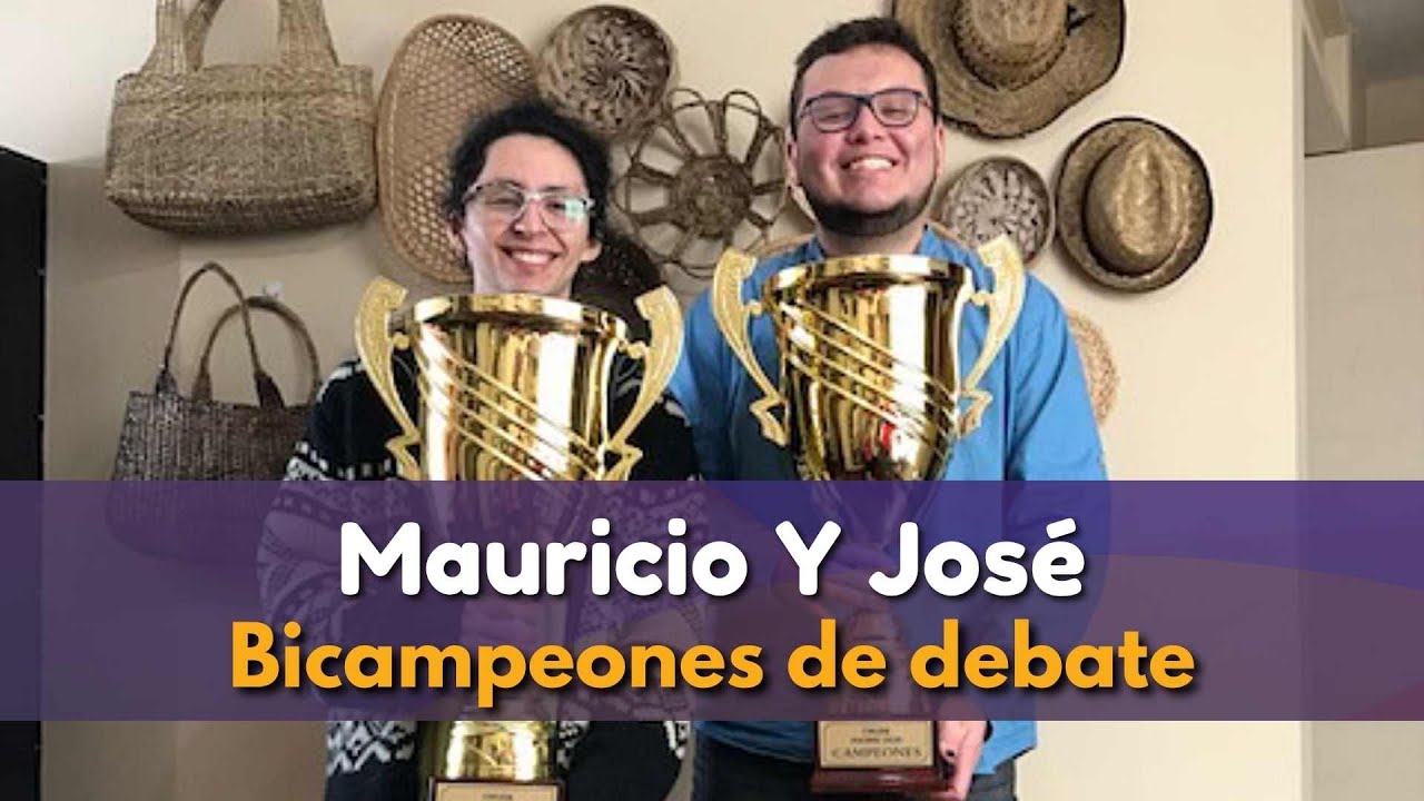 Mauricio y José: bicampeones mundiales de debate en español 🏆