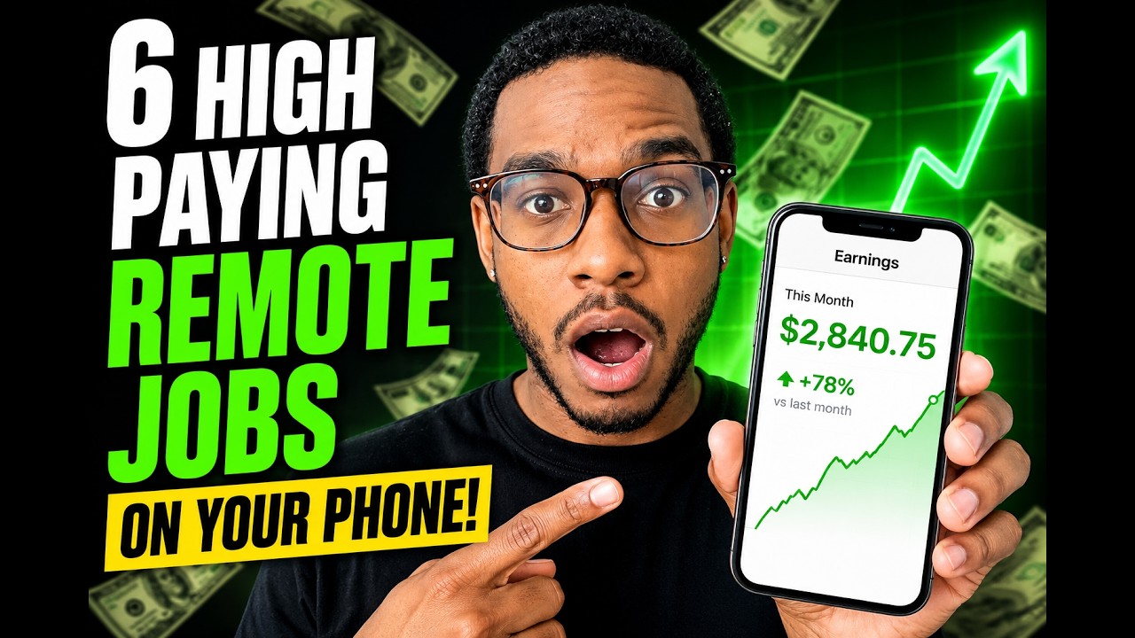 Stop Applying To Jobs - Best Remote Jobs You Can Do On Your Phone