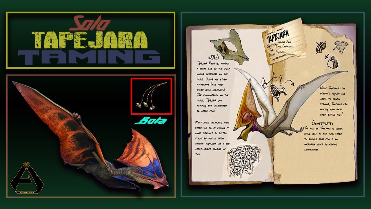 Ark Survival Evolved - Tapejara Taming Tutorial