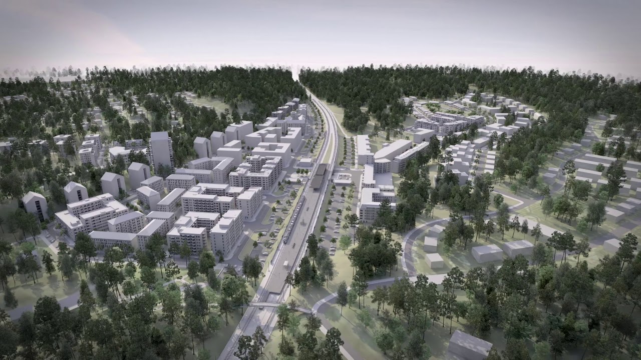 Illustation av Vegastaden
