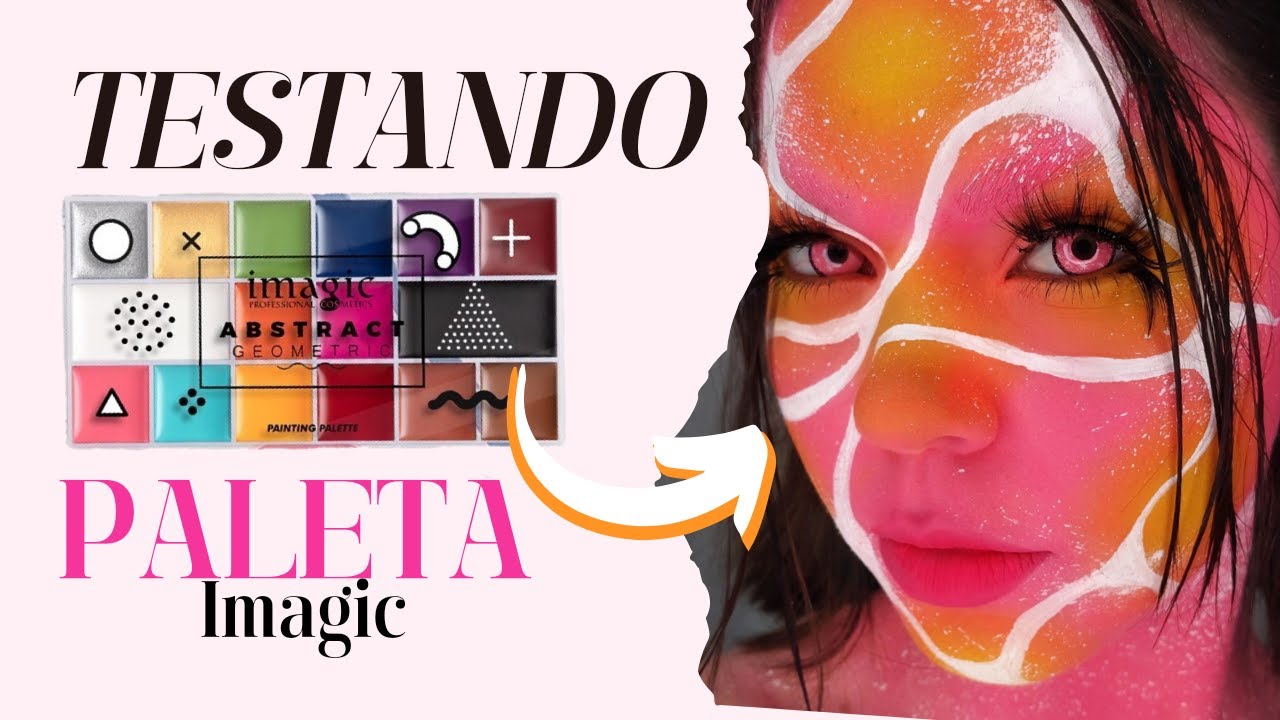 TESTEI a paleta IMAGIC | maquiagem artística do zero
