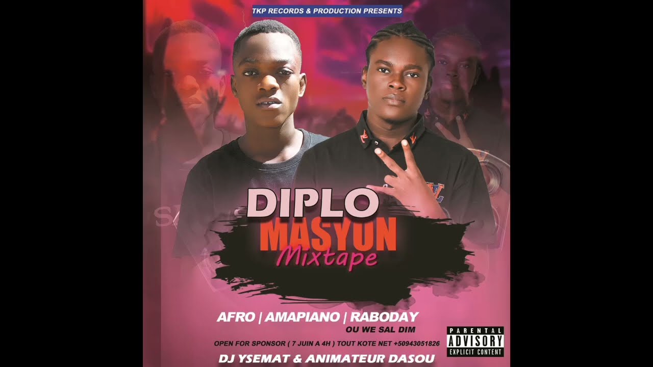 MIXTAPE DIPLOMASYON - DJ YSEMAT & ANIMATEUR DASOU - (Mixtape 2023) #vibes #viral #youtube #bwakale