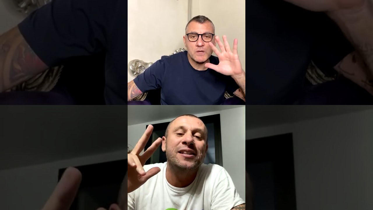 Bobo vieri con Antonio cassano e daniele adani