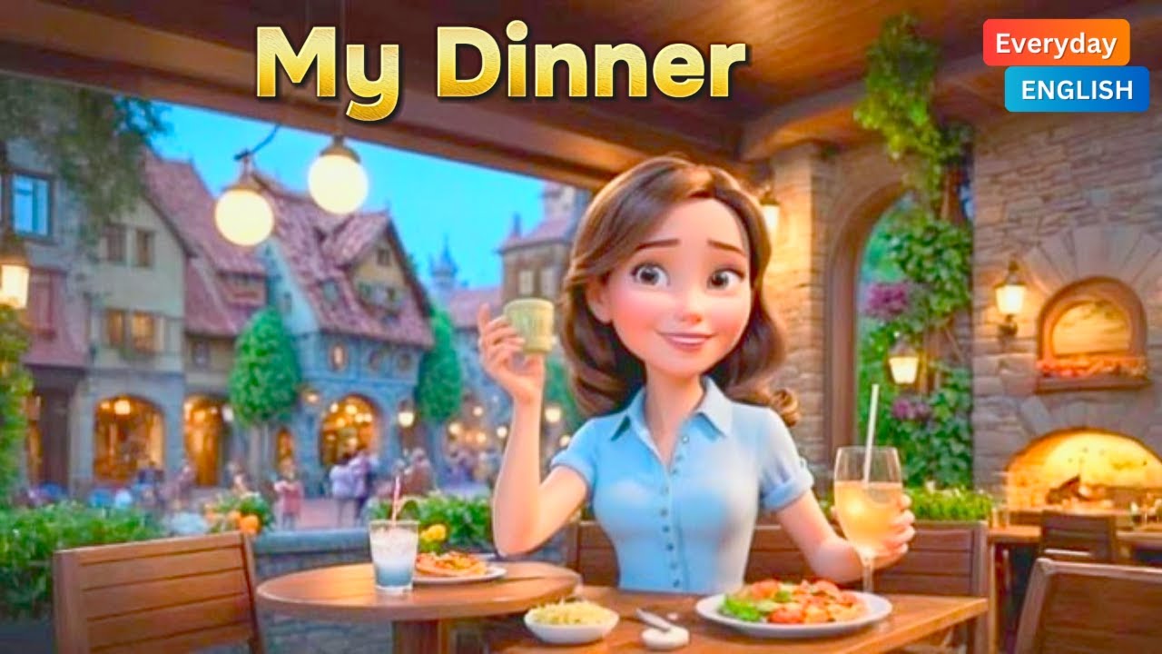 My Dinner at a Famous Restaurant I Learn English Speaking and English Listening