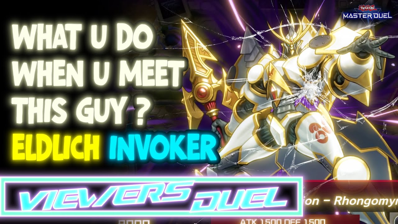 Invoked Eldlich Master Duel | how to play arround Rhongomyniad [Yu-Gi-Oh! Master Duel]