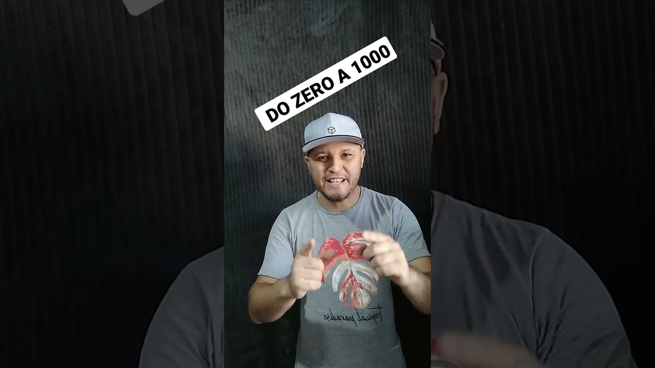 COMO SAIR DO ZERO A 1000 INSCRITOS