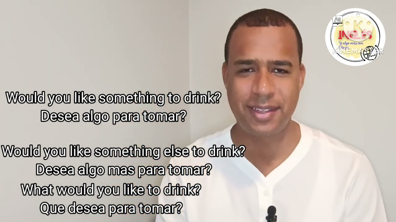 1ra Parte..Inglés para Camarer@s de restaurantes.🔥😱.Quieres trabajar como camarer@?