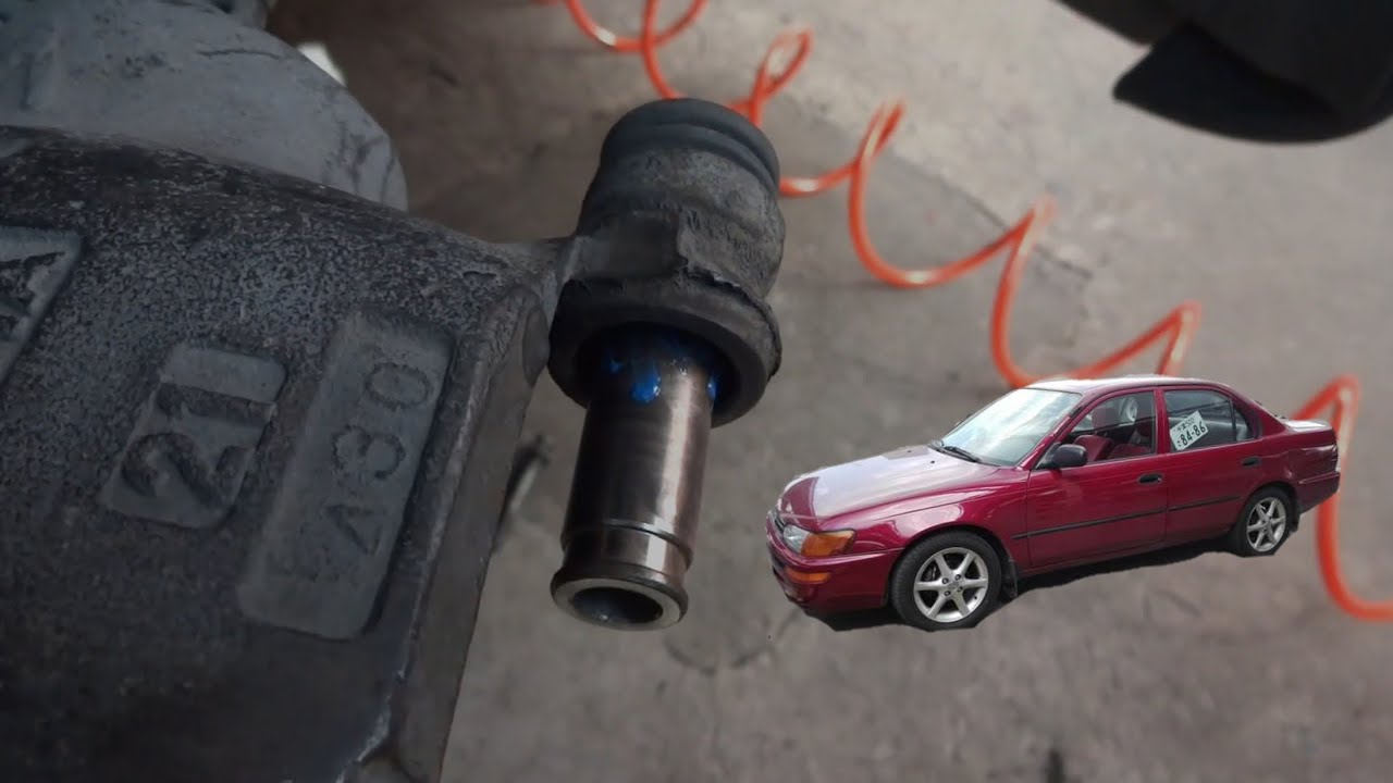 Fix Stuck Brake Caliper Pin Corolla 1995