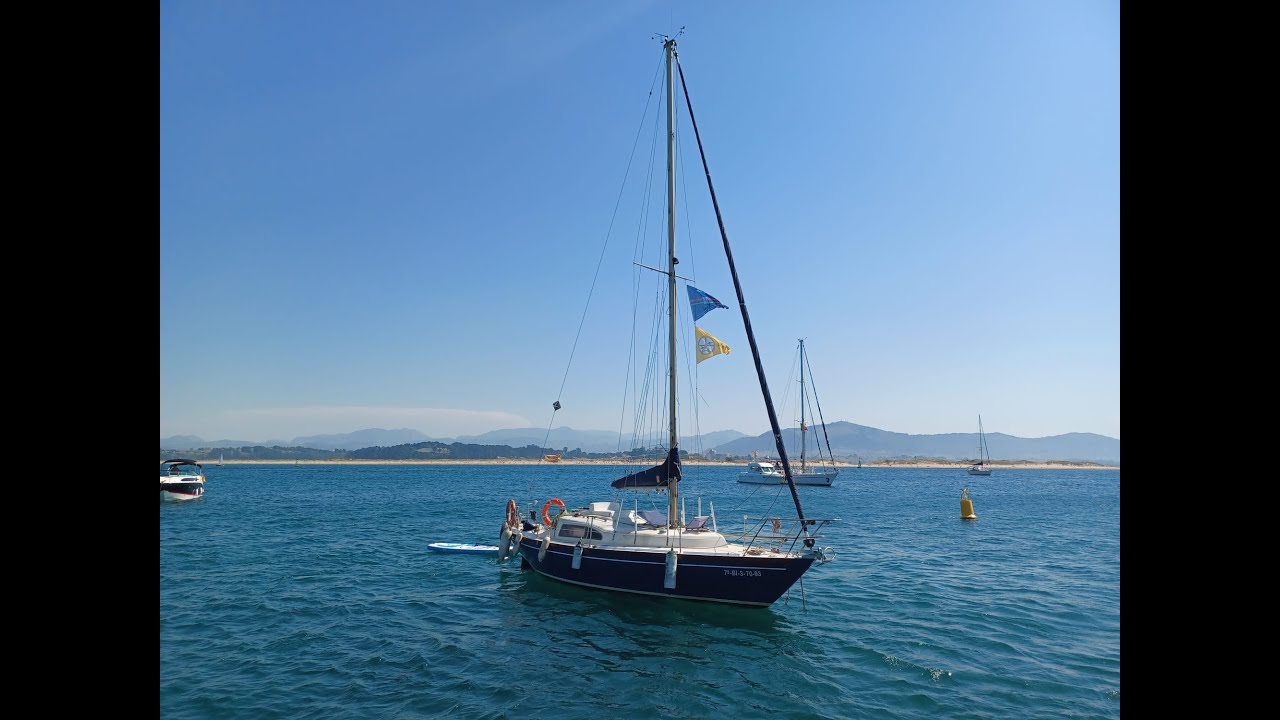 En mi velero de Getxo a Candás