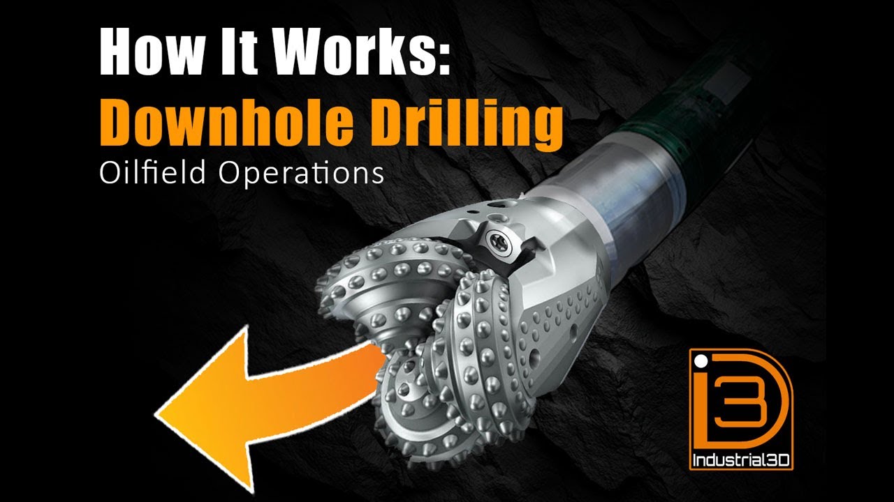 How Downhole Drilling Works | 3D Animation of Down Hole Drilling Oilfield Operations by Industrial3D