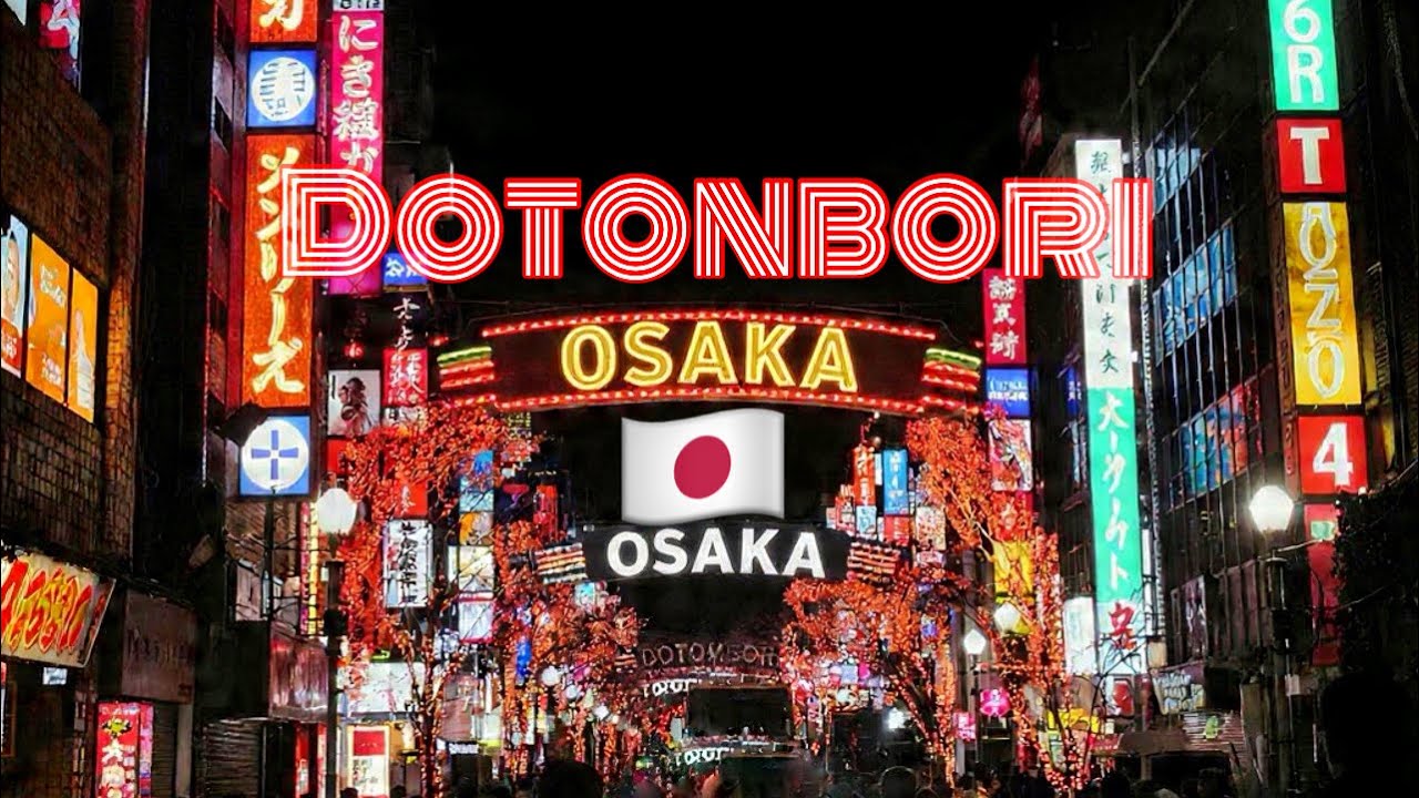 Dotonbori(Glico Sign), Osaka , 🇯🇵Japan 4K