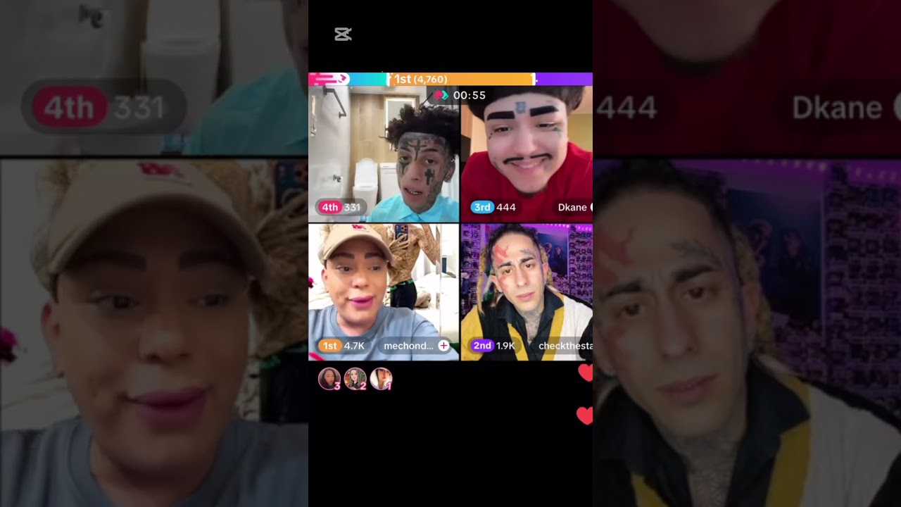 Flyy Soulja with others / Lo / Christi Sansone Sunday TikTok live videos 
