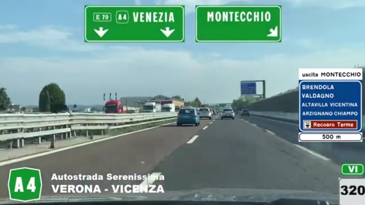 A4 | Autostrada Serenissima | VERONA - VICENZA
