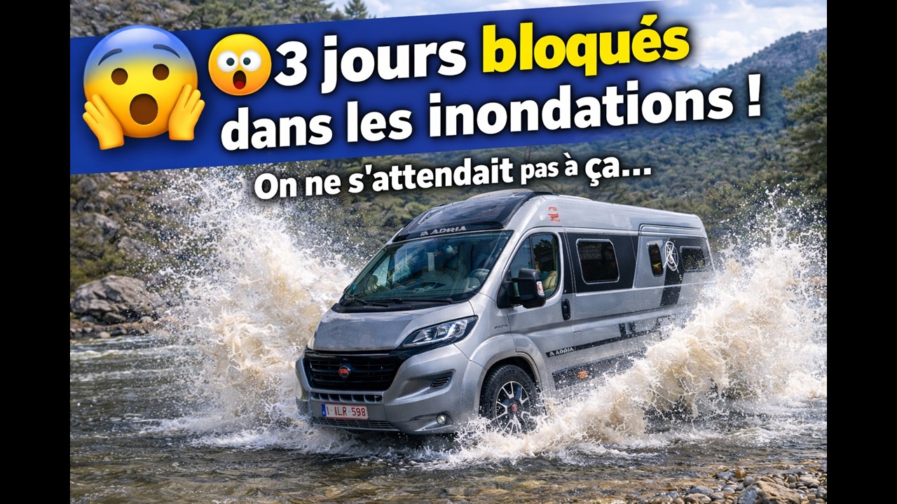 😱 3 jours bloqués dans les inondations ! On ne s’attendait pas à ça…